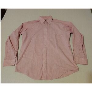 Egon von Furstenberg Mens Dress‎ Shirt Stripe Button Down Size 16 34 35  VV